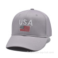 Broidered American USA Flag Cap de baseball